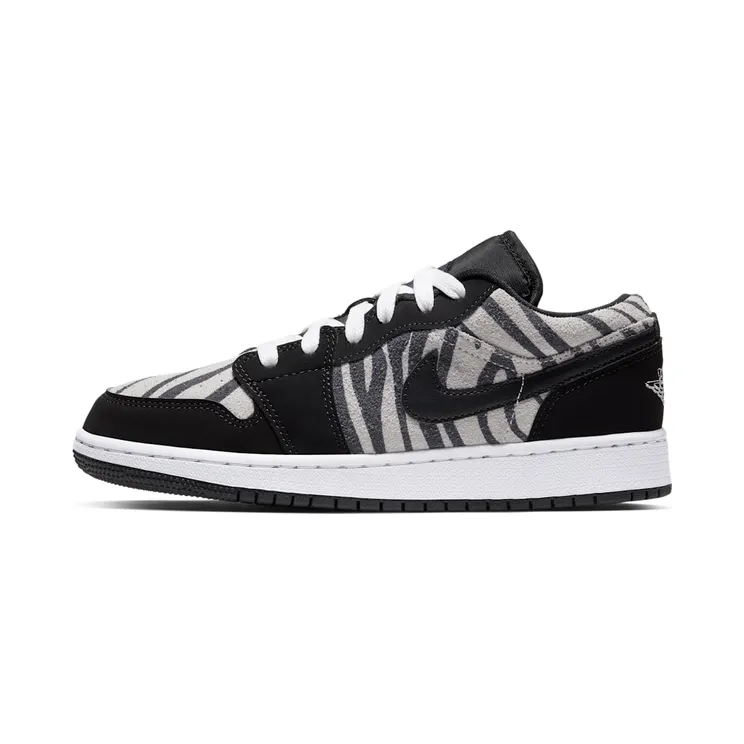 Air Jordan 1 Low GS Zebra “Black / White” (553560-057)