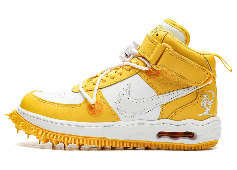 Nike Air Force 1 Mid x Off-White ™ White/Varsity Maize/White (DR0500-101)