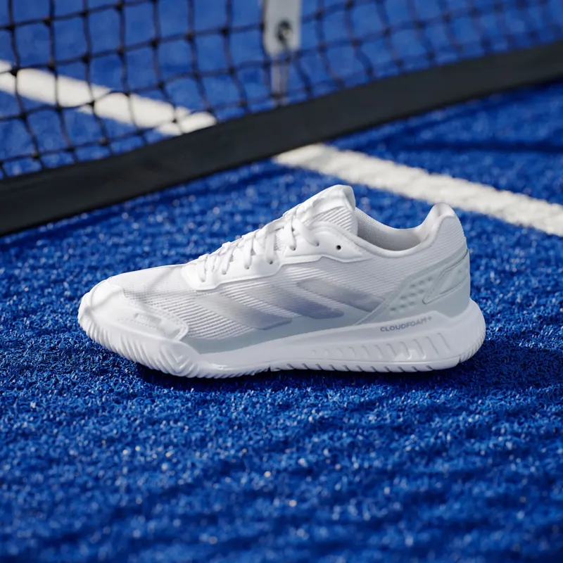 Adidas Courtquick Padel Cloud White / Silver Metallic / Cloud White (JR4658)