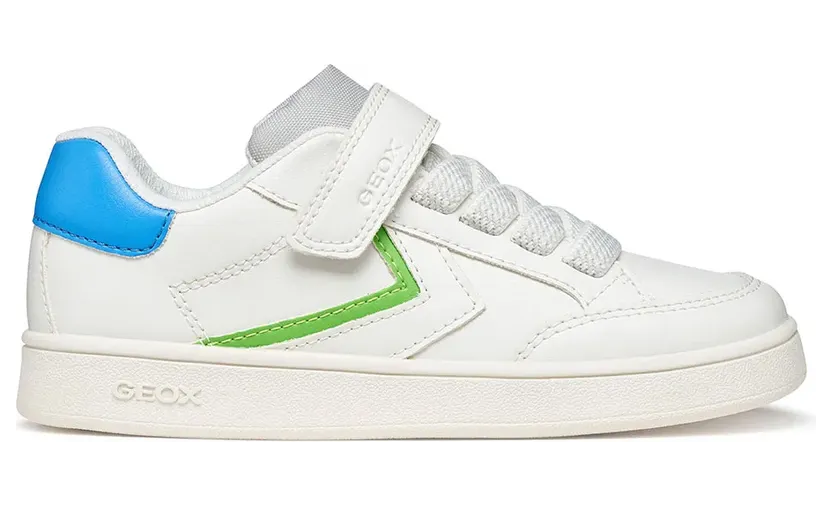 Geox sneaker Wit/Lichtgroen (J55LSA05411-C0478)