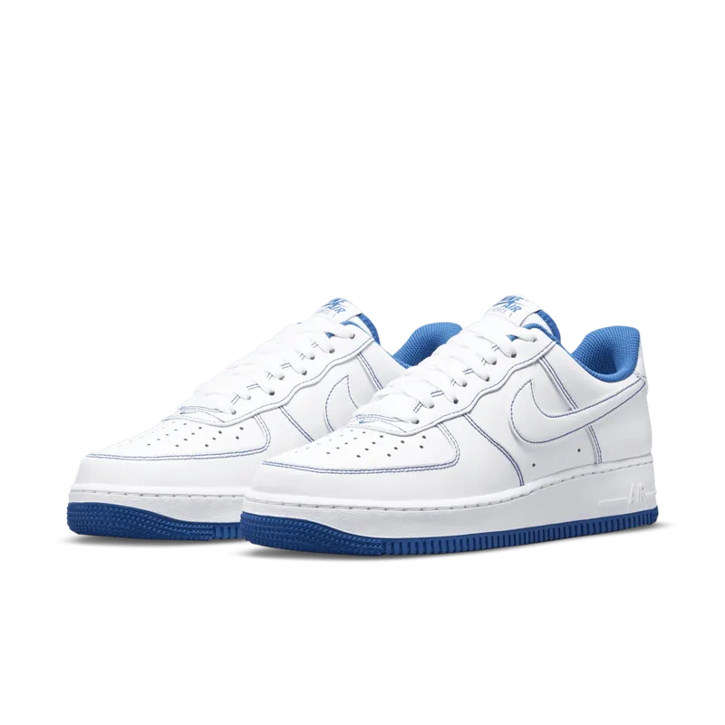 Nike Air Force 1 Low 07 White Game Royal (CV1724-101)