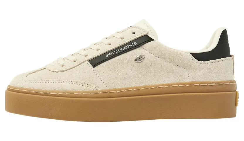 british knights sneaker Taupe / Zwart / Wit (B55-3728-01)