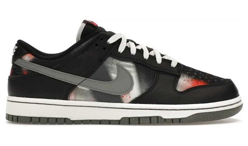 Nike Dunk Low Graffiti Black Red (DM0108-001)