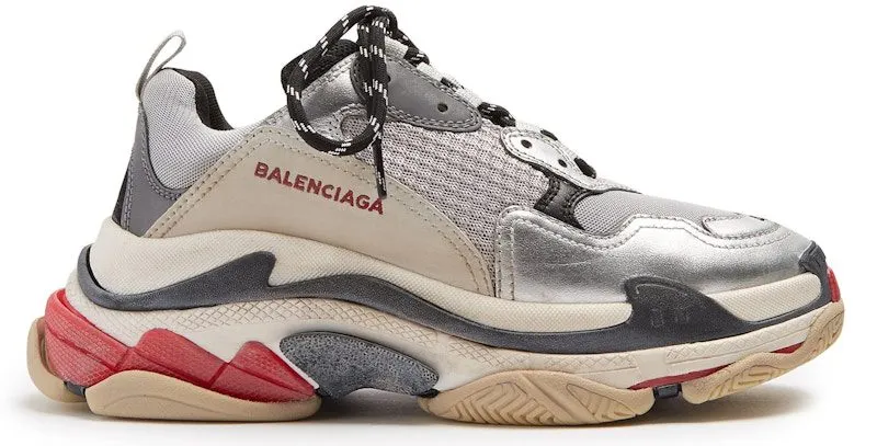 Balenciaga Triple S Silver Red (490672 W09O3-1081)