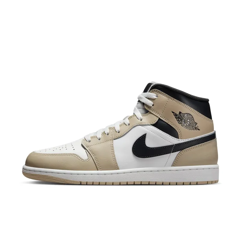 Jordan 1 Mid Summit White Off Noir Rattan (DQ8426-153)