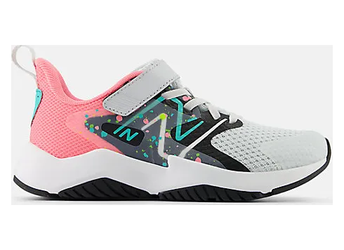 New Balance Rave Run v2 Bungee Lace Quartz Grey Ultra Pink Cyber Jade (YTRAVKP2)