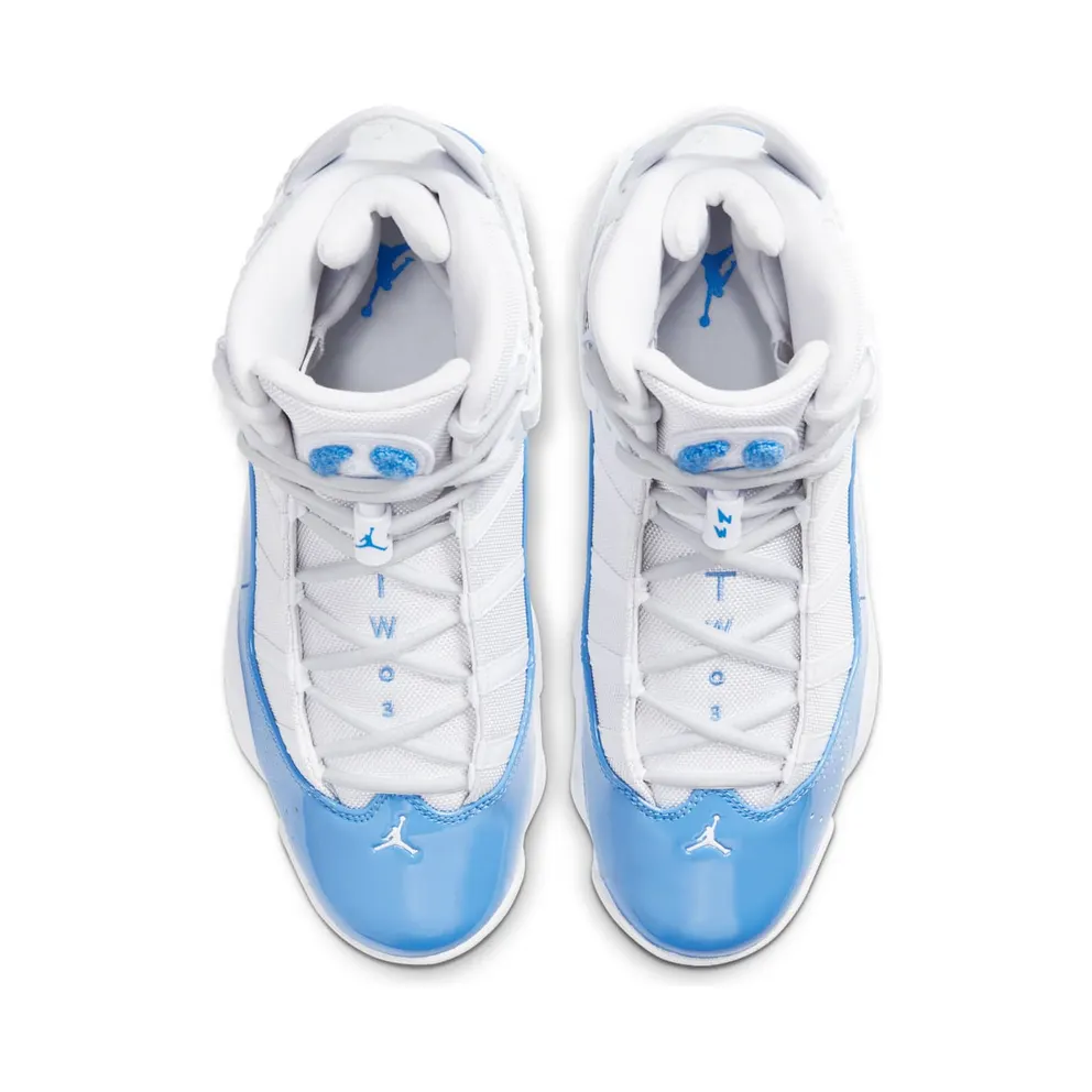 Jordan 6 Rings UNC White/Valor Blue-Ice-White (CW7037-100)