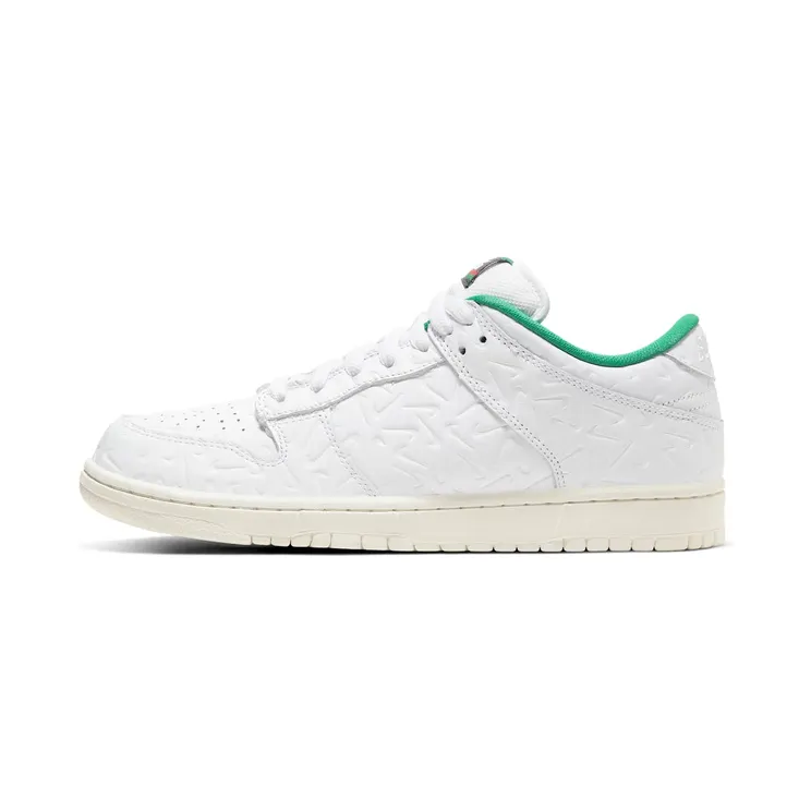 Nike SB Dunk Low OG QS 2 SKATEBOARDING “White / Lucid Green / Sail” (CU3846-100)