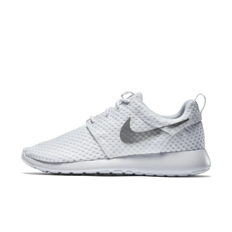 Nike Roshe One BR White Metallic Platinum (W) White/Metallic Platinum (724850-100)