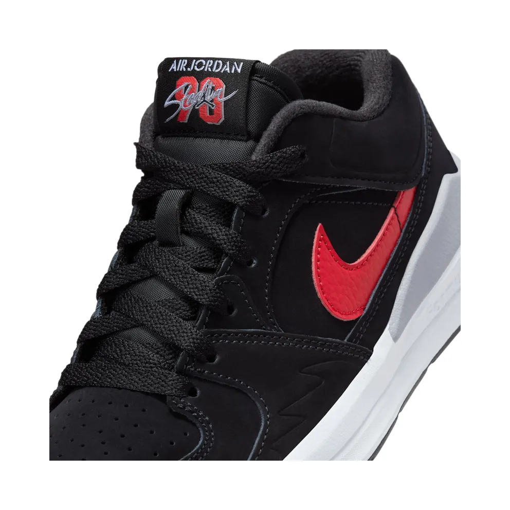 Jordan Stadium 90 Black White Cement Grey Fire Red (FZ4185-010)