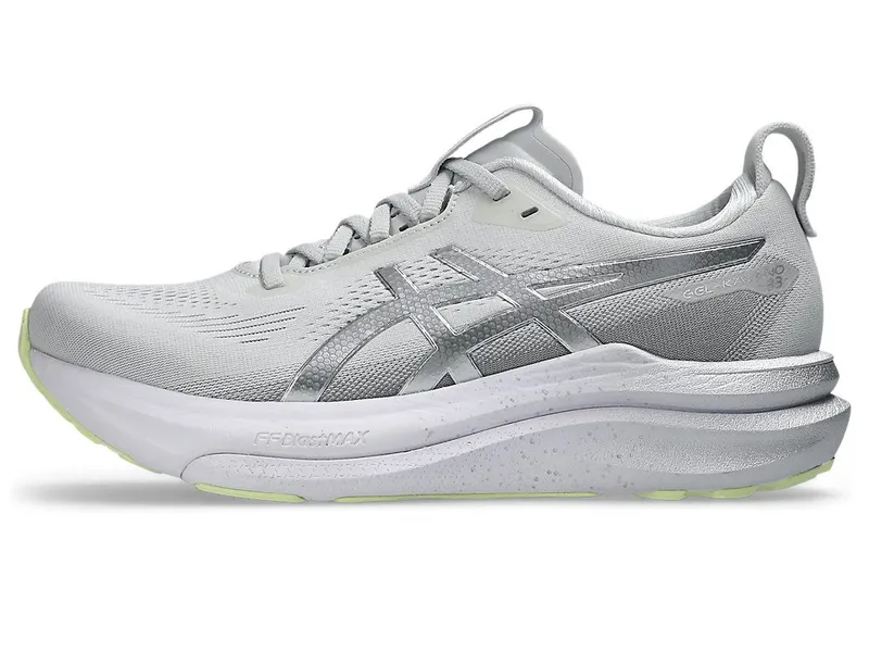 ASICS GEL-KAYANO 33 PLATINUM “Platinum / Glow Green” (1012C066-020)