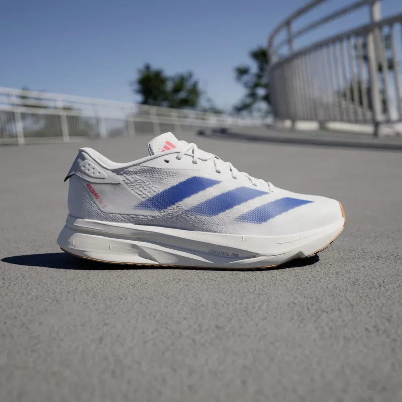 Adidas Adizero SL2 Running Shoes Cloud White / Royal Blue / Pure Ruby (IF9383)