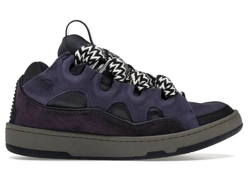 Lanvin Curb Sneaker Purple Black (FM-SKRK11-DRAG-E2279)