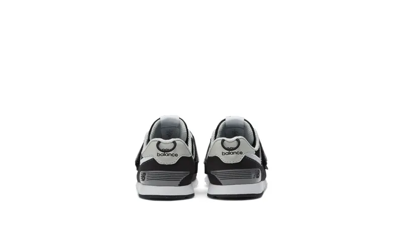 New Balance 574 Hook and Loop TD “Black Silver Metallic” (NW574BK)
