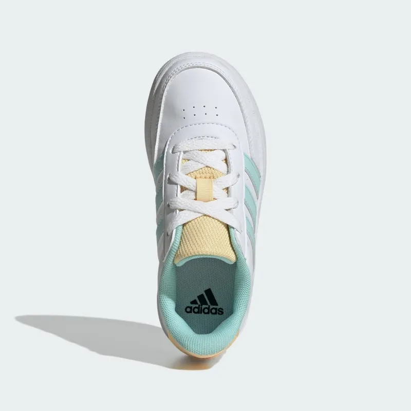 Adidas Breaknet Lifestyle Court Lace Cloud White / Semi Flash Aqua / Orange Tint (IH2380)