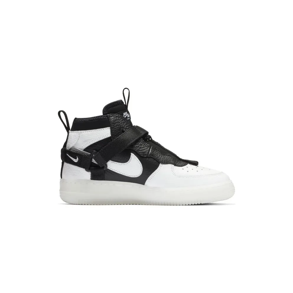 Nike Air Force 1 Utility Mid Orca (GS) Off White/Black-White (AQ3693-100)