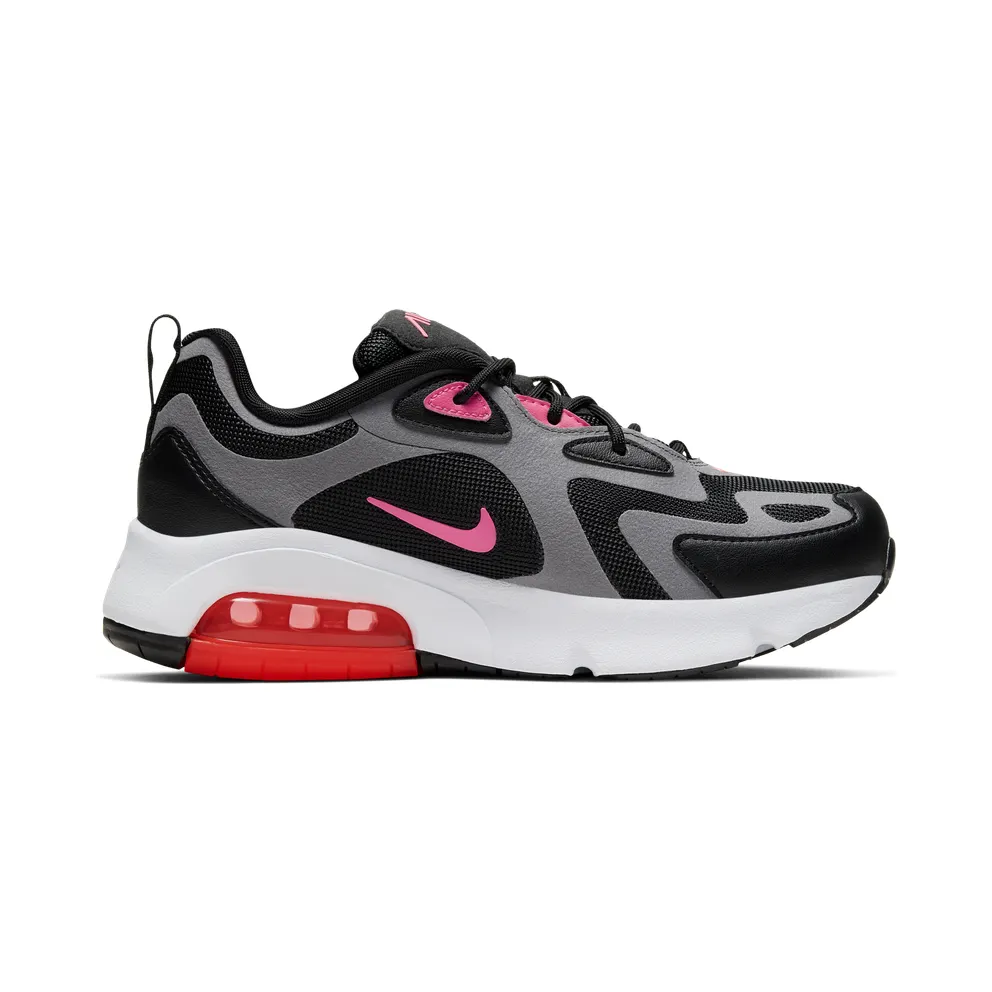 Nike Air Max 200 Black Hot Punch (GS) Black/Gunsmoke/White (CT6388-001)