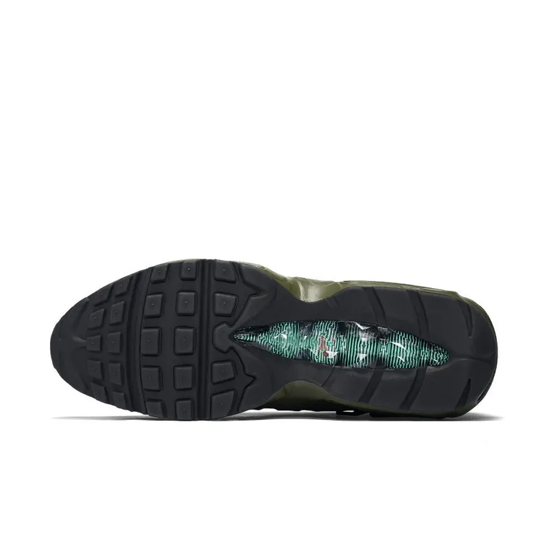 Nike Air Max 95 Sneakerboot Dark Loden Dark Loden/Black-Cargo Khaki-Bright Crimson (806809-300)