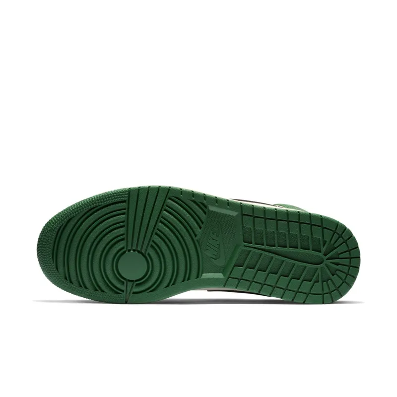 Jordan 1 Mid Pine Green Pine Green/Sail-Black (852542-301)