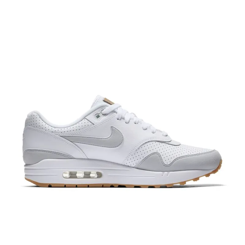 Nike Air Max 1 White Platinum Gum White/Gum Yellow-Metallic Silver-Pure Platinum (AH8145-103)