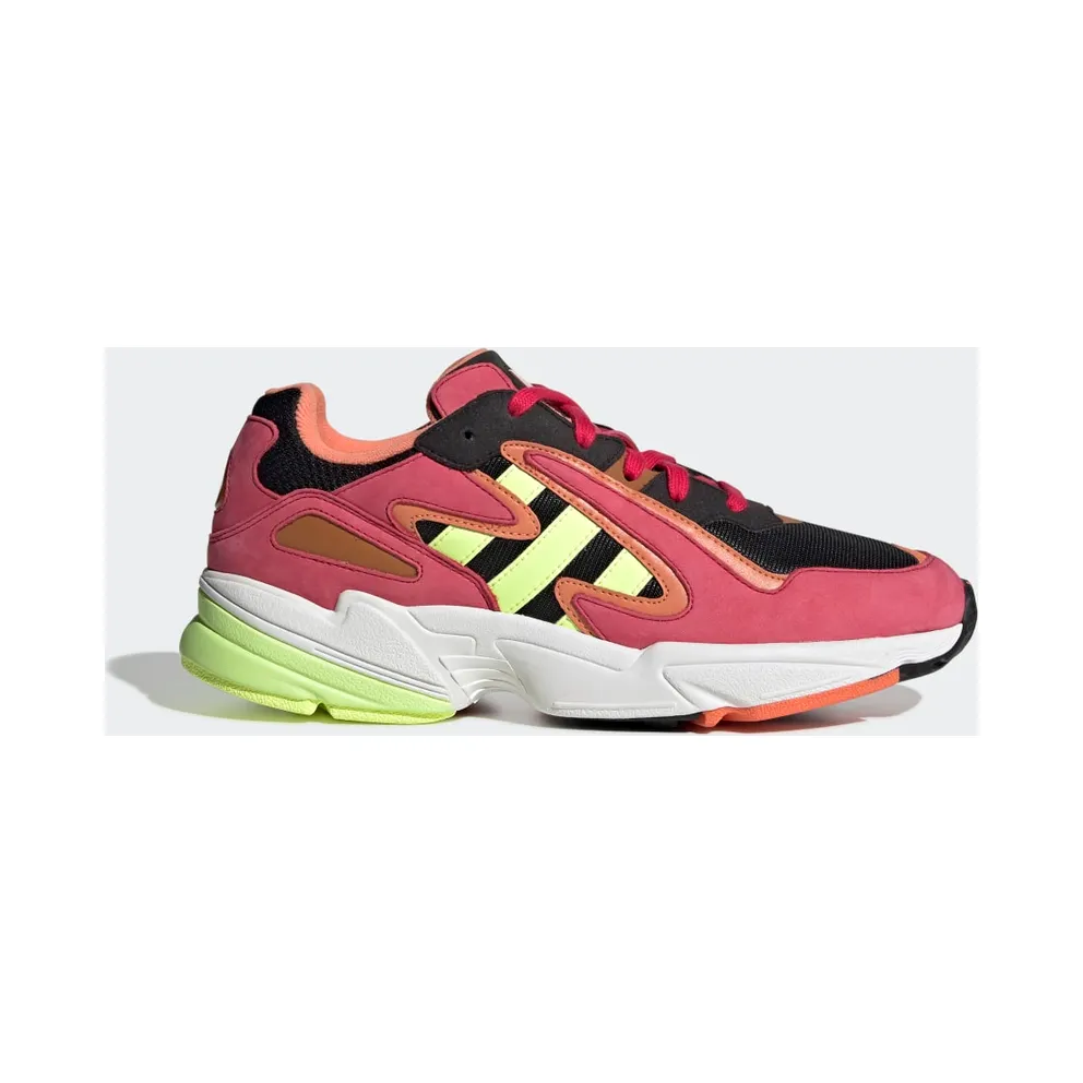 adidas Yung-96 Chasm Schuh Core Black / Hi-Res Yellow / Energy Pink (EE7229)