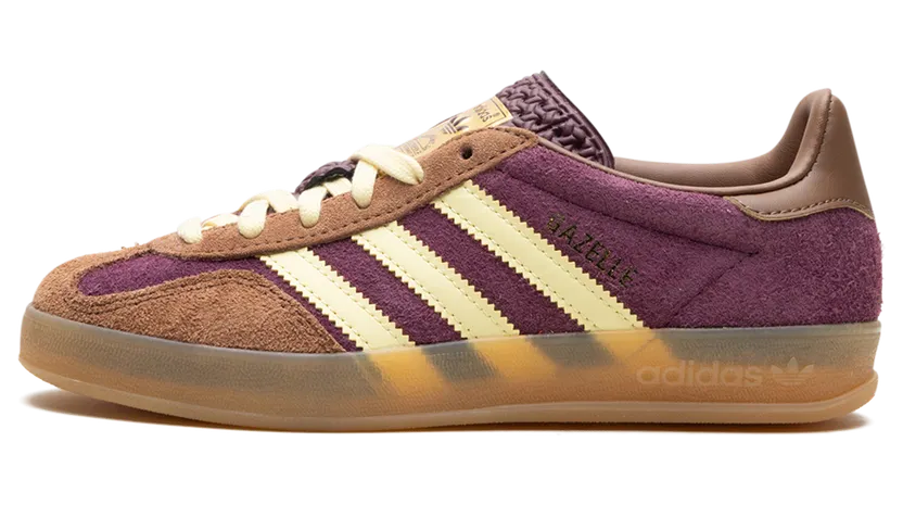 Adidas Gazelle Indoor Maroon / Almost Yellow / Preloved Brown (JI0324)