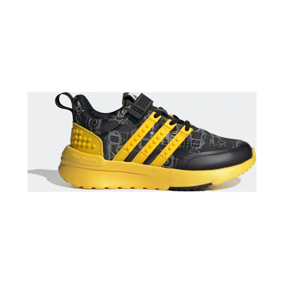 adidas x LEGO Racer TR Schuh Core Black / Eqt Yellow / Grey Three (GW1878)