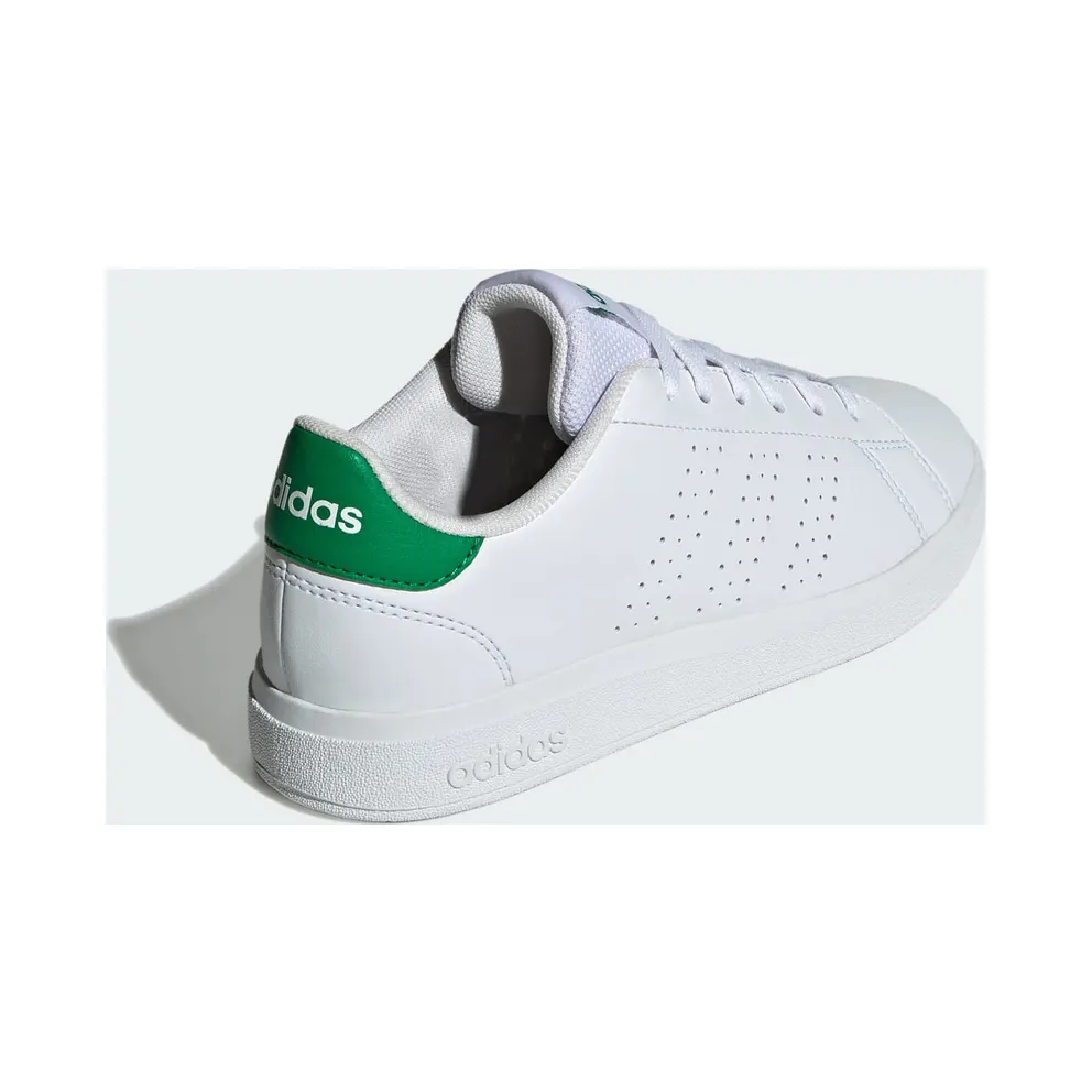 Adidas Advantage Base 2.0 Kids Cloud White / Cloud White / Green (ID3889)