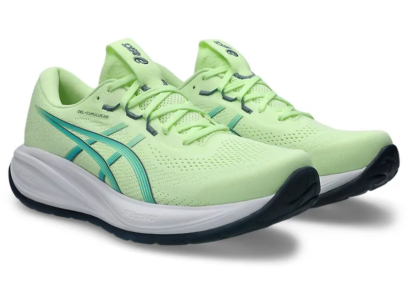 ASICS GEL-CUMULUS 28 “Illuminate Yellow / Energy Aqua” (1011C143-750)