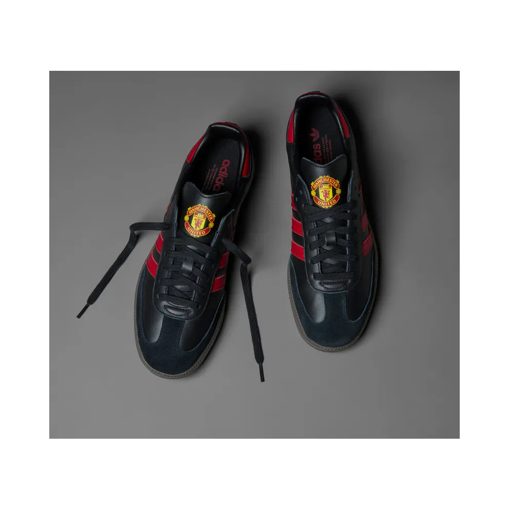 Adidas Samba Team Core Black / Real Red / Gum (HQ7030)