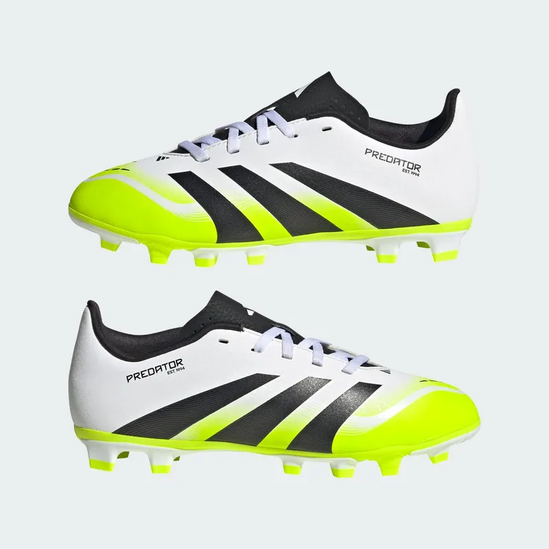 adidas Predator Club FG/MG Cloud White Core Black Lucid Lemon (JH8868)