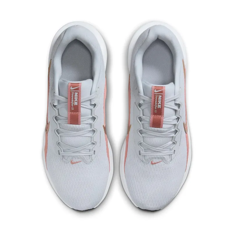 Nike Downshifter 13 White Red Stardust Black Metallic Red Bronze (FD6476-108)