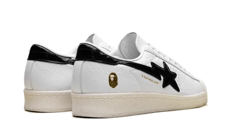 Adidas Superstar Vintage “A Bathing Ape – White Black” (JR2701)