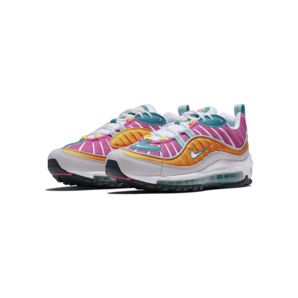 Nike Air Max 98 Easter (2019) (W) Spirit Teal/Vast Grey-Tropical Twist-Laser Fuchsia-White-University Gold (CI9897-301)