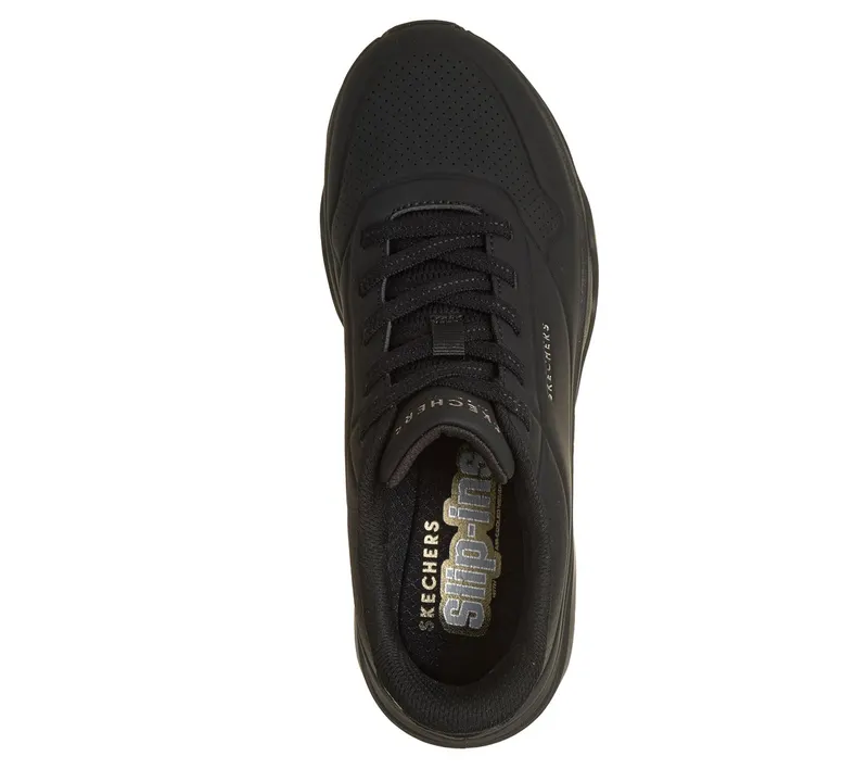 Skechers Slip-ins: UNO Glide-Step – Glide On Air Sneaker Black