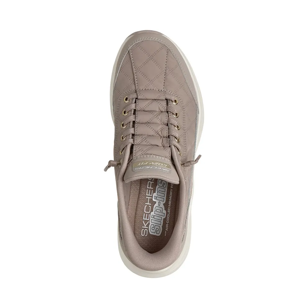 Skechers Slip-ins: Contour Foam – Cozy Fit Golden Hour Sneaker Taupe