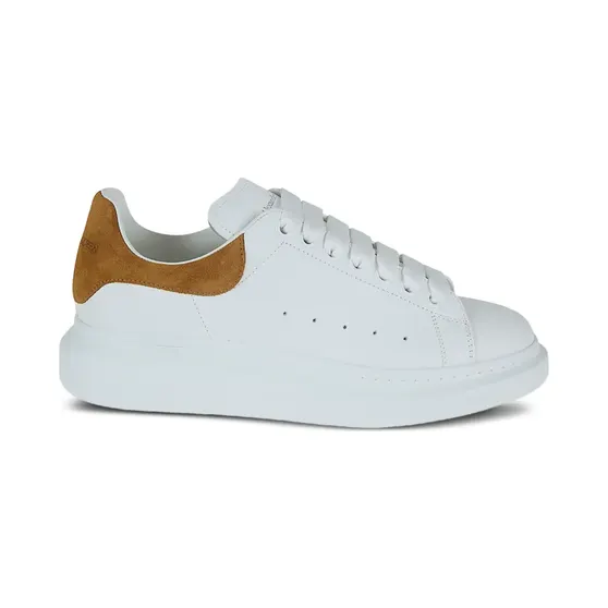 Alexander McQueen Oversized mit Wildledereinsätzen “White” (553770WIAJW)