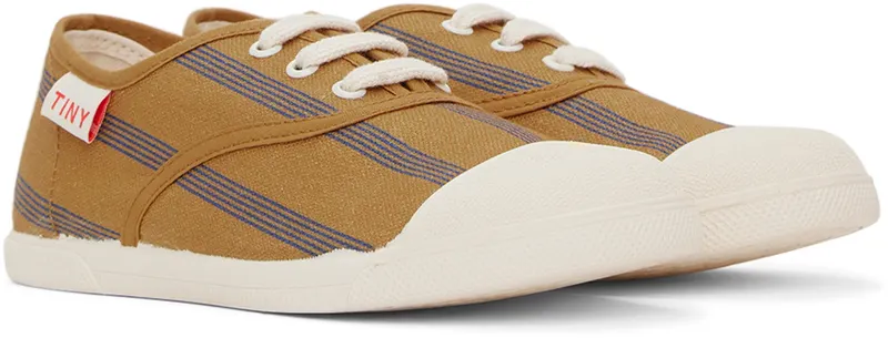 TINYCOTTONS Kids Tan & Blue Lines (SS22-302)