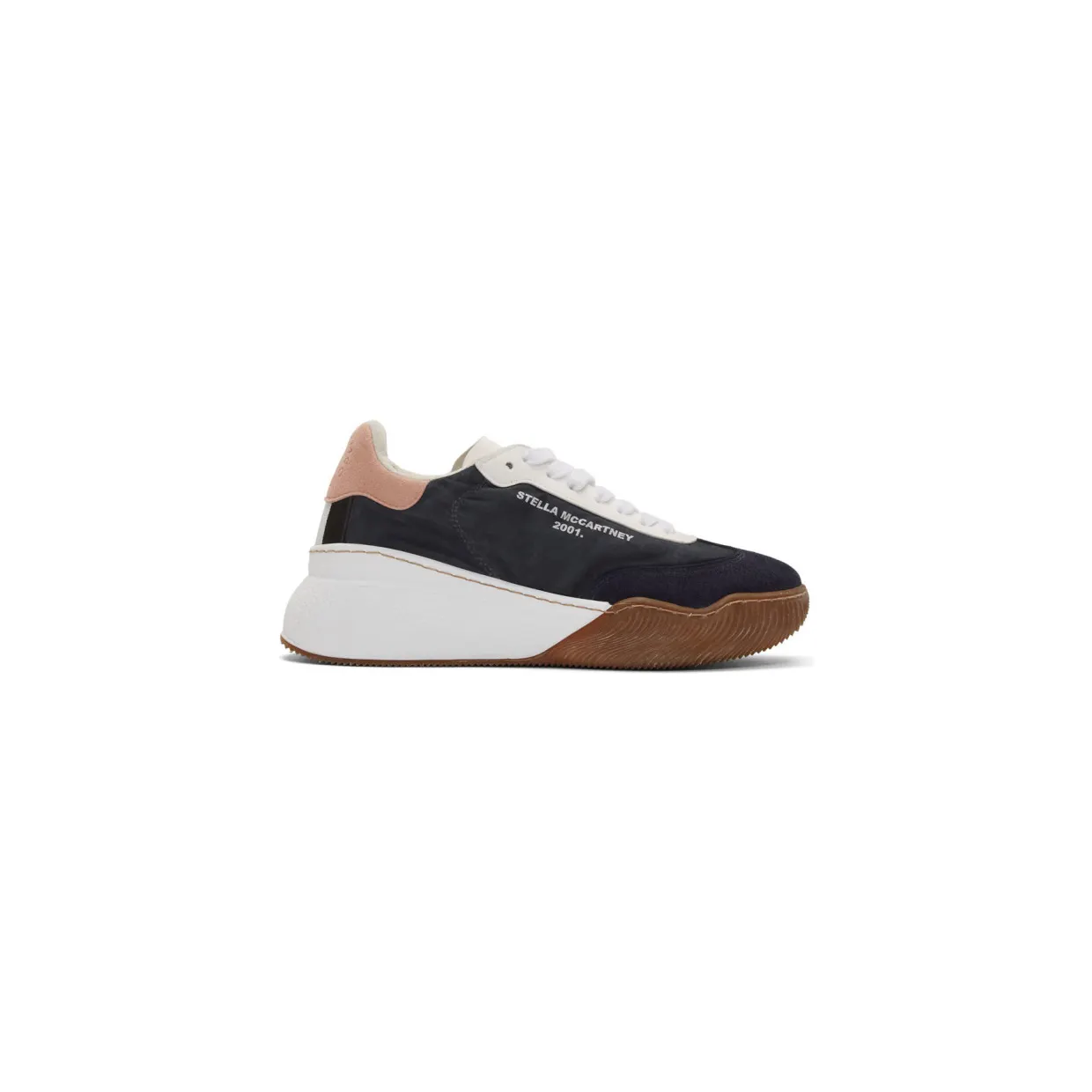 Stella McCartney Navy Loop Lace-Up Sneakers (800028N0027)