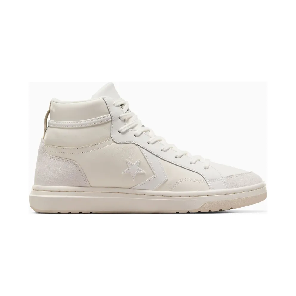 Converse Pro Blaze Classic Leather & Suede Egret/Vintage White (A09082C)