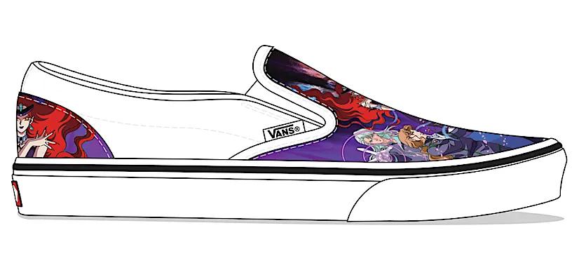 Vans Classic Slip-On Comfy Cush Pretty Guardian Sailor Moon (VN0A7TNM448)