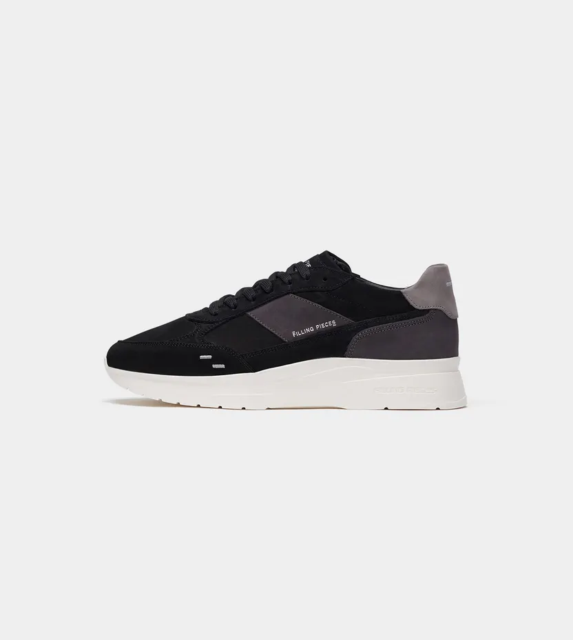 FILLING PIECES Jet Runner Nubuck Black (58122841861)