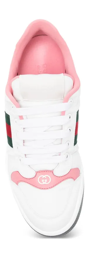 Gucci Web-stripe “White/Pink” (A000MW FAGAU 9063) (3)