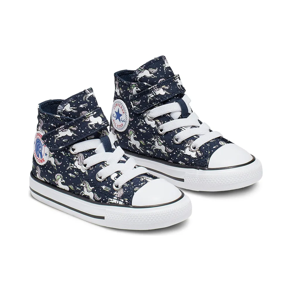 Converse Unicons Hook and Loop Chuck Taylor All Star High Top Navy/black/white (766203C)
