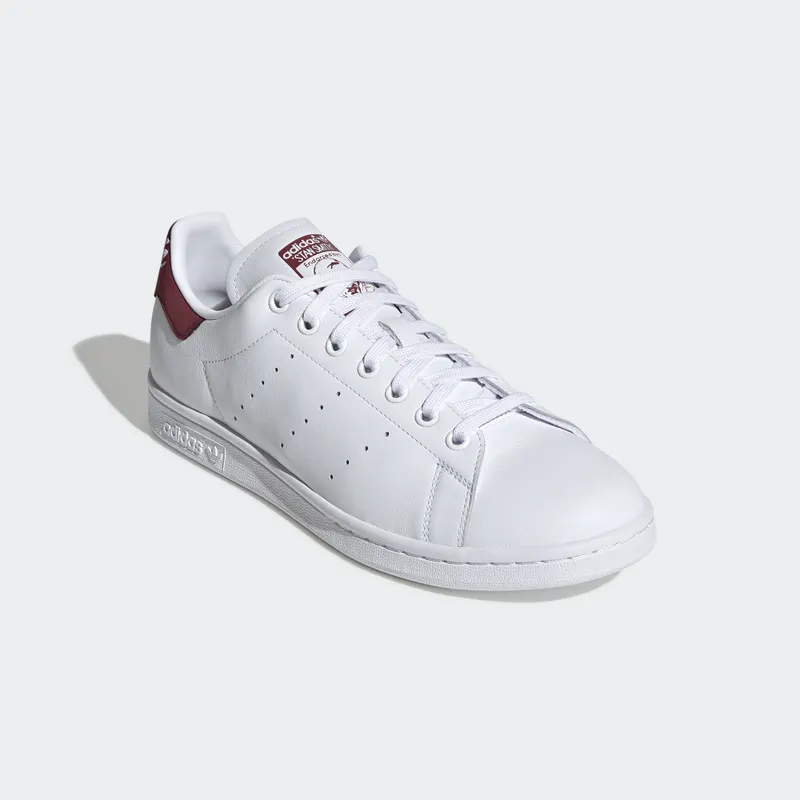 adidas Stan Smith Cloud White Collegiate Burgundy Cloud White/Collegiate Burgundy/Cloud White (EE5803)