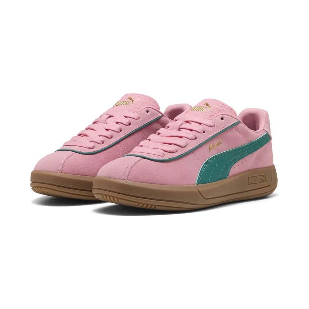 Puma Club Klassika Suede “Pinkscape / Wild Green / Puma Gold” (400718_07)