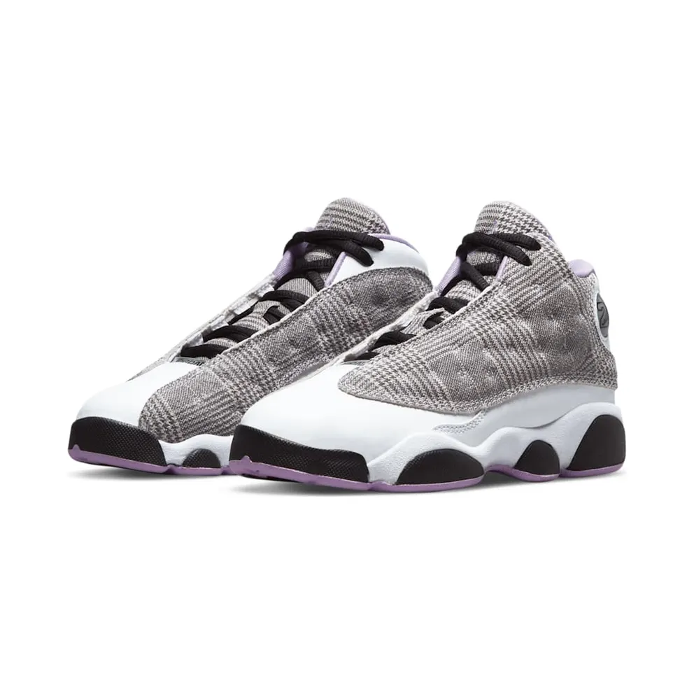 Nike Jordan Kids Grey & Purple Jordan 13 Retro Little Kids (DN3939-015)