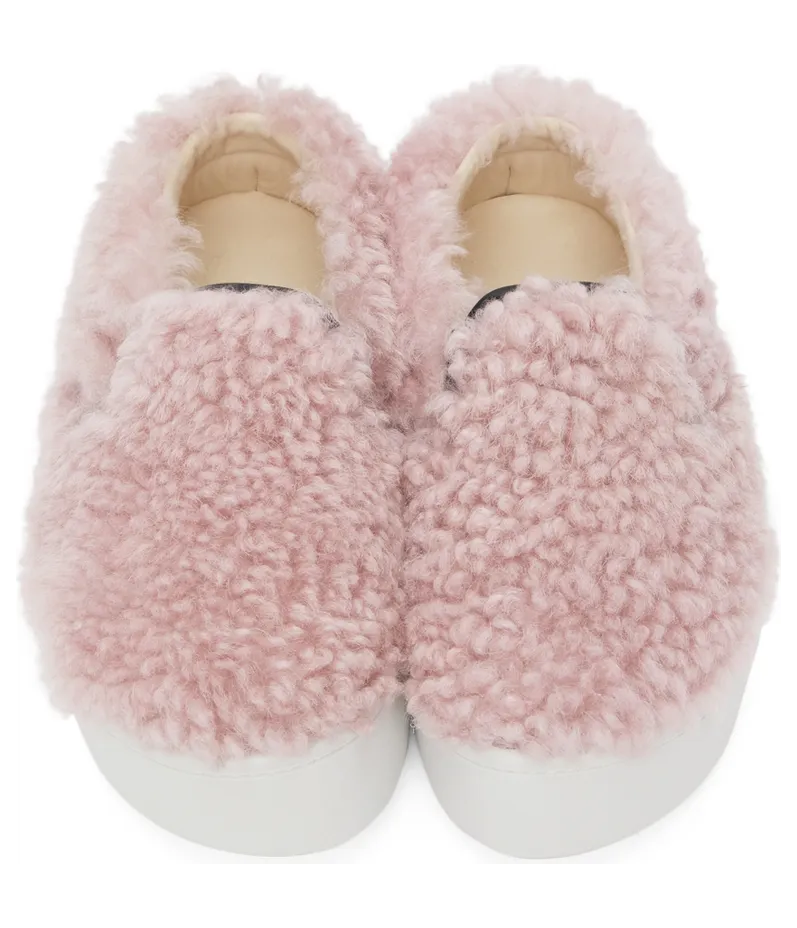 Marni Shearling Slip-On Sneakers (SNZW011003 LM071) (5)