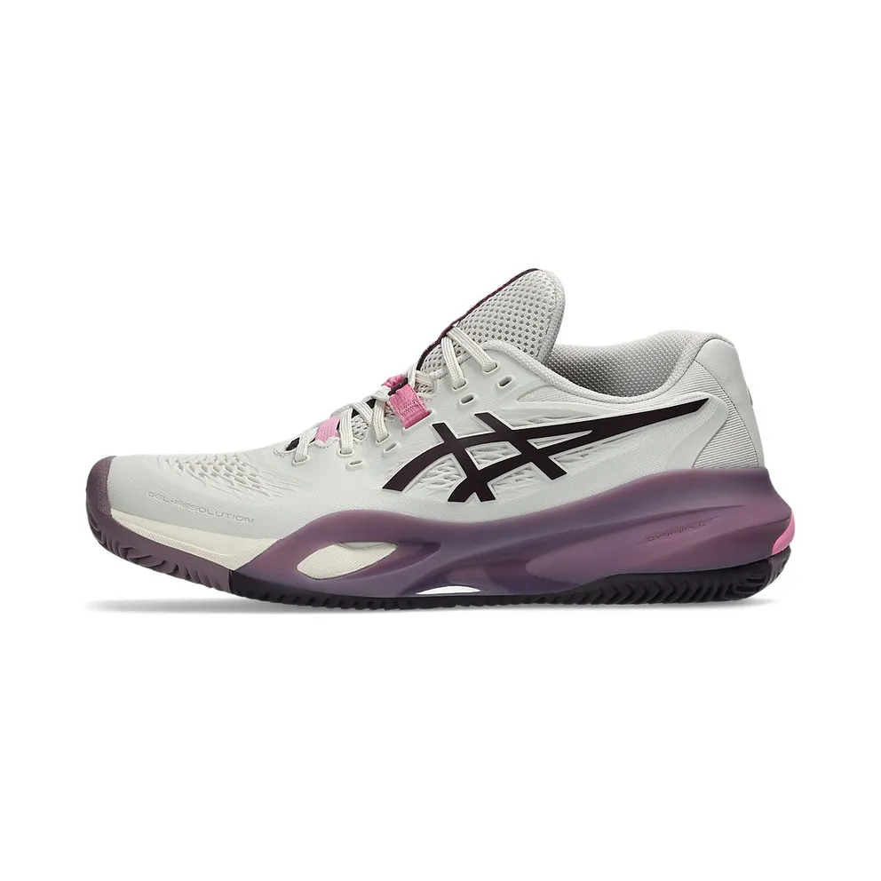 ASICS GEL-RESOLUTION X CLAY “Soft Oat / Dark Aubergine” (1042A277-250)
