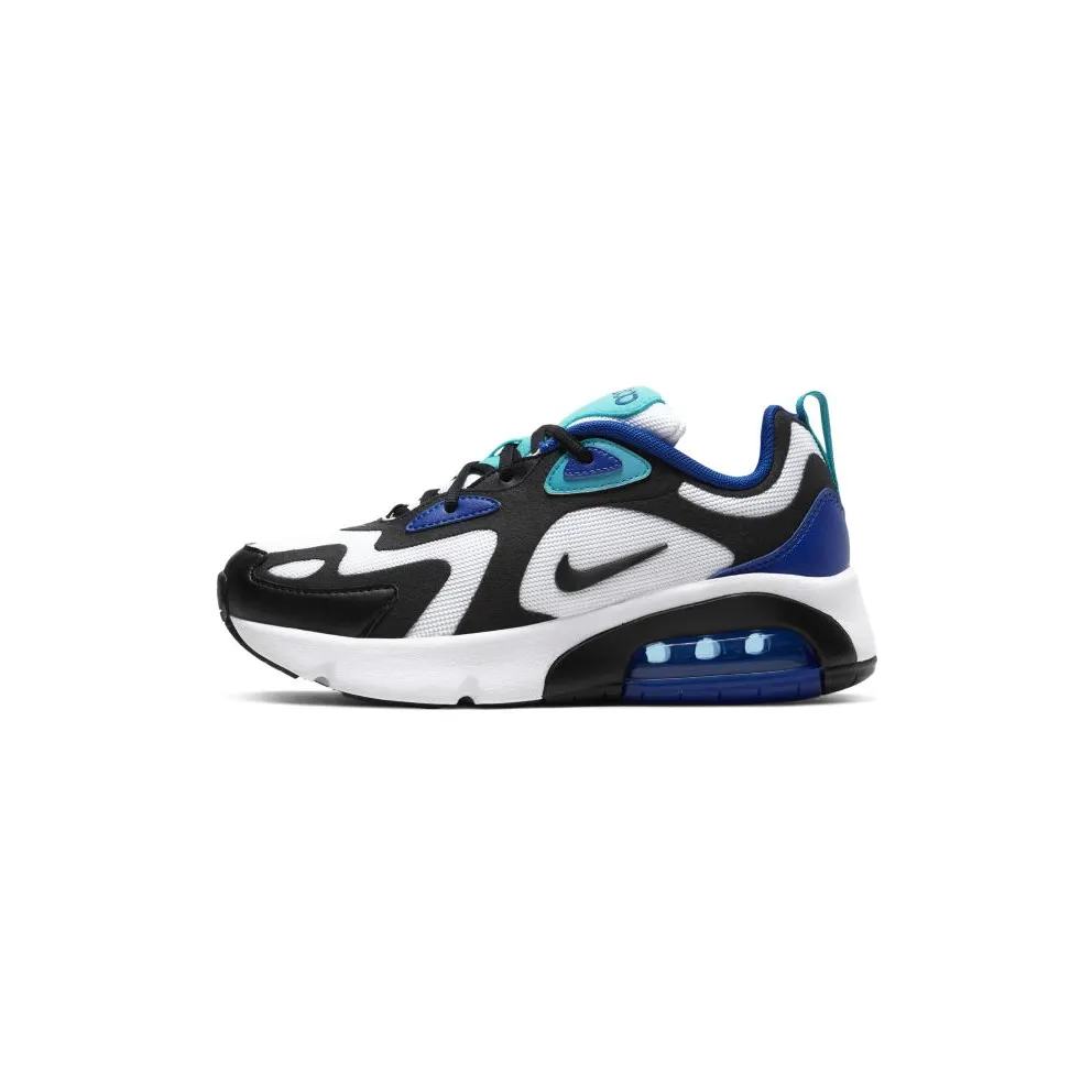 Nike Air Max 200 White Hyper Blue Oracle Aqua (GS) White/Hyper Blue-Oracle Aqua-Black (AT5627-103)